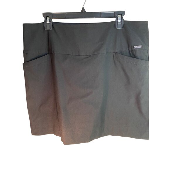 S.C.&Co. Womens Black Skort XL Rayon/Nylon/Spandex Blend - Picture 8 of 9